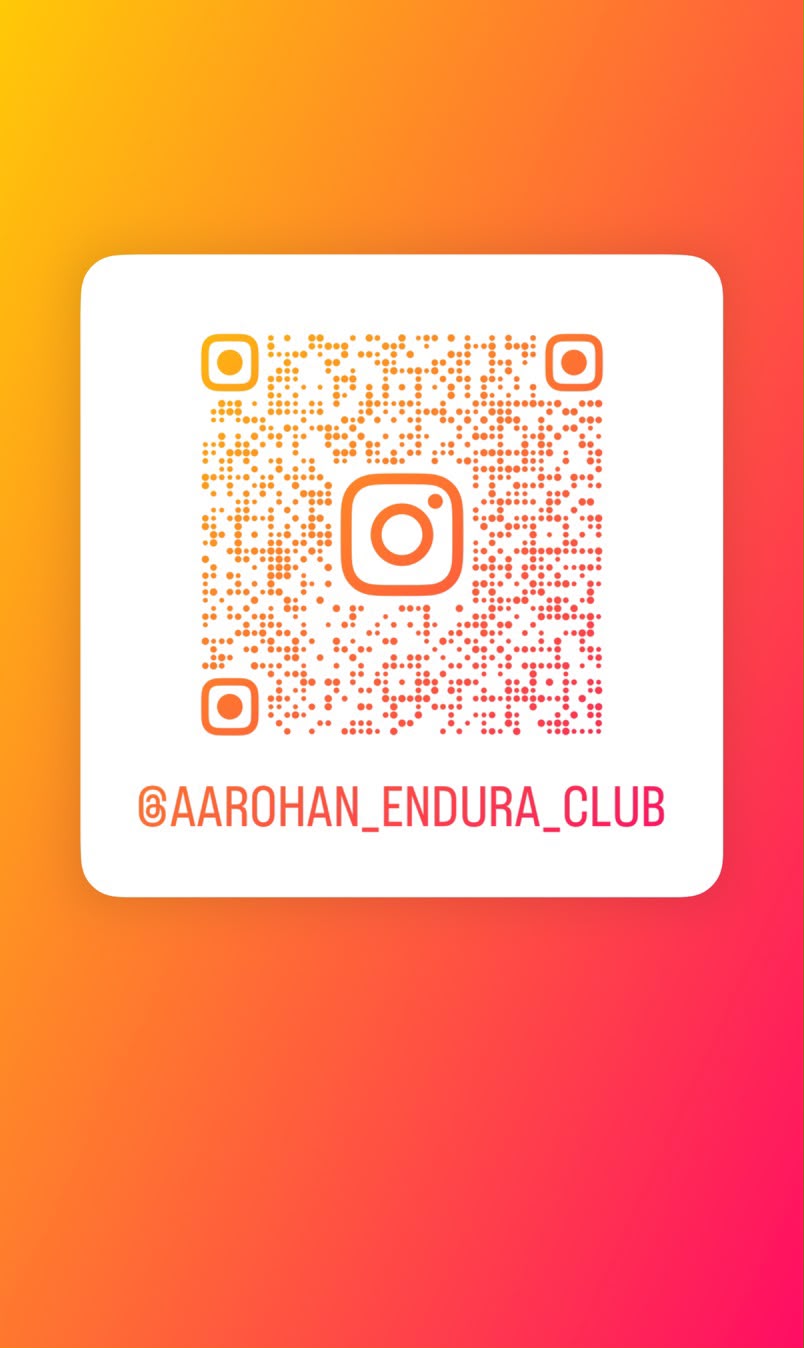 Instagram QR code for Aarohan Endura Club